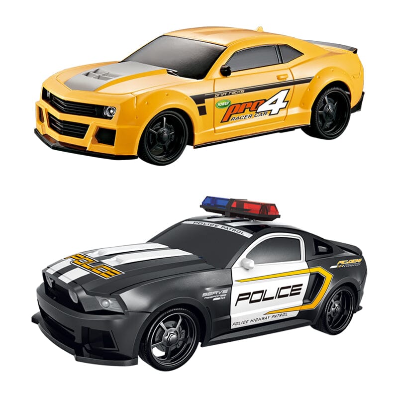 Jouet voiture de police télécommandée poursuite