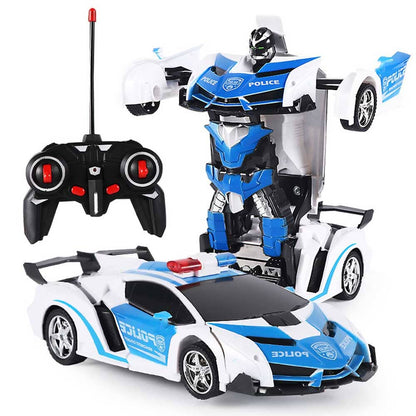 Voiture télécommandée qui se transforme en robot