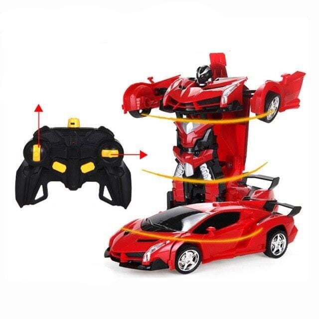 Voiture télécommandée qui se transforme en robot